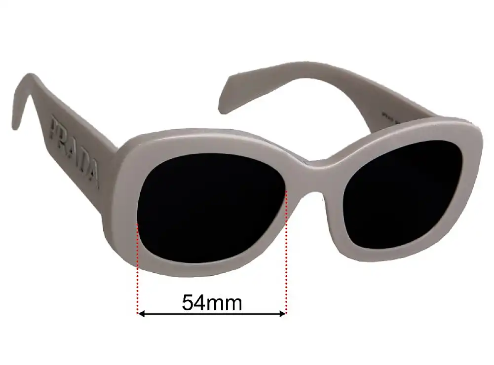 Prada SPRA13 54mm Replacement Lenses by Sunglass Fix™